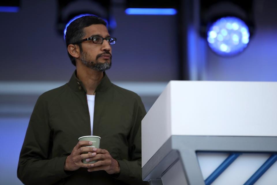 Pichai said the latest principles for AI helped it take a long-term perspective “even if it means making short-term trade-offs.”