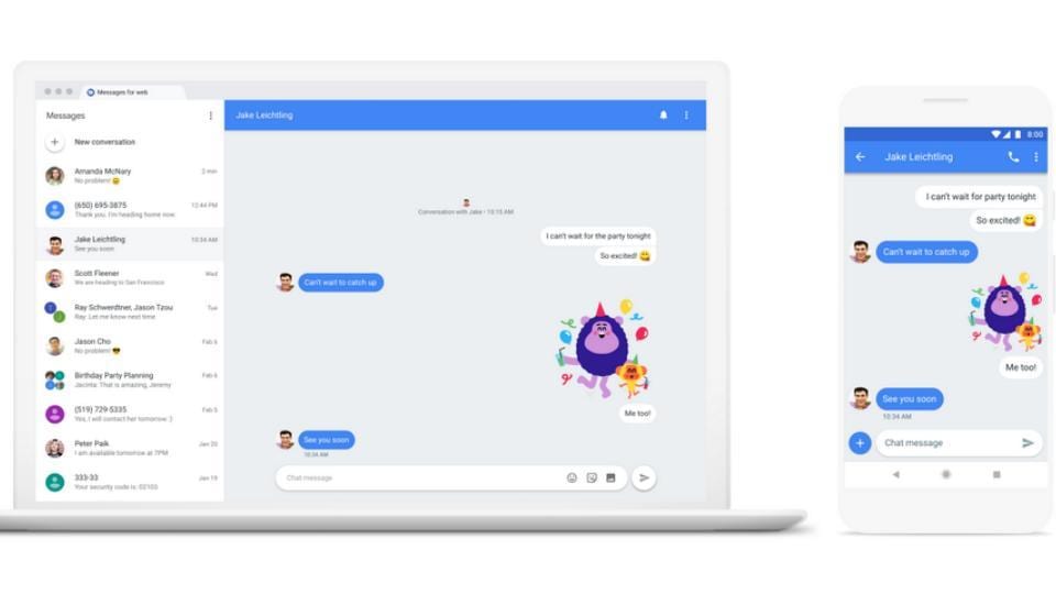 You can now send and receive texts on your computer with Android Messages.