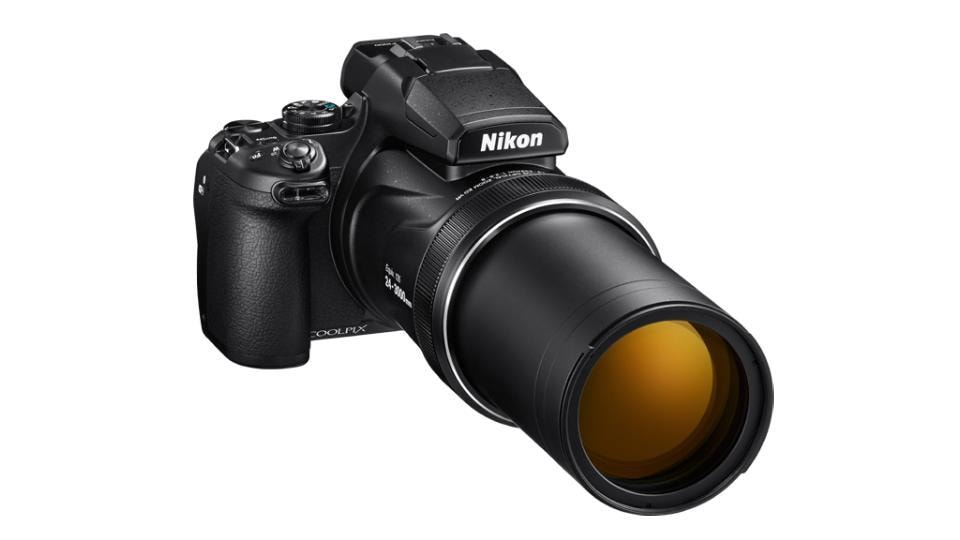 Nikon Coolpix P1000 features 125× optical zoom NIKKOR lens.