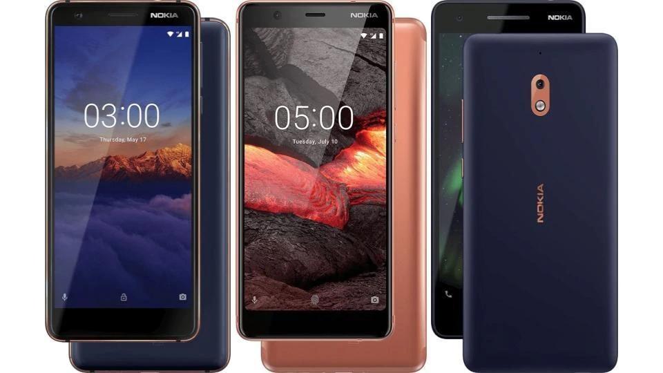 Nokia 2.1, Nokia 3.1 and Nokia 5.1  are budget Android phones in India