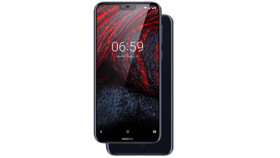 Nokia 6.1 Plus features a 2.5D Gorilla Glass design.