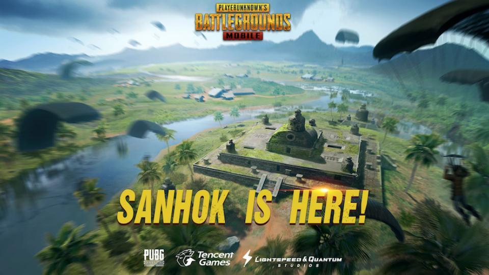 PUBG?Mobile adds the third map, Sanhok, to the game.