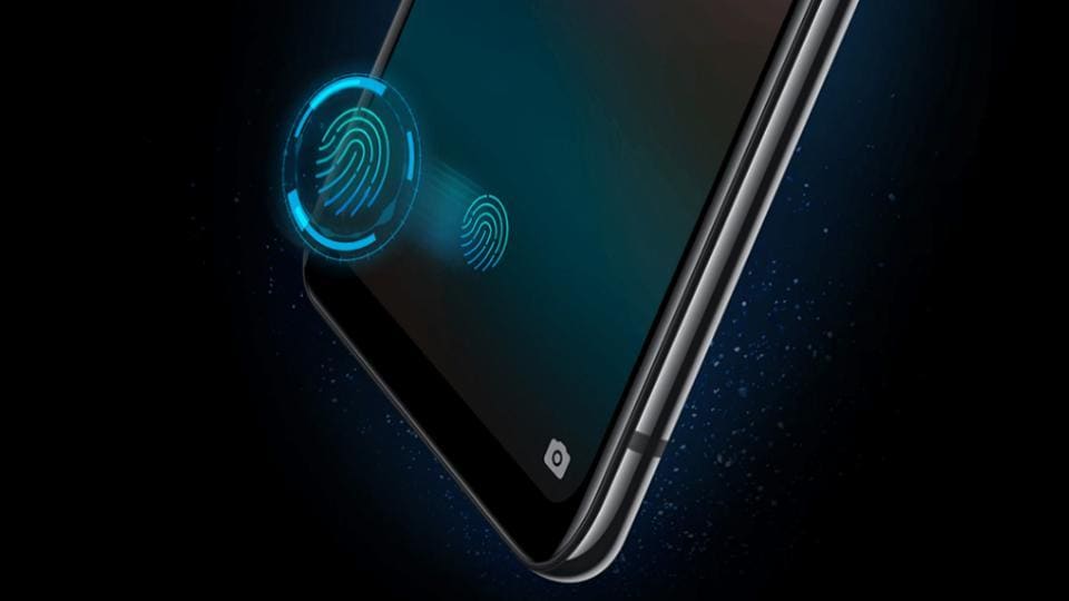 In-display fingerprint sensor on the Vivo Nex.
