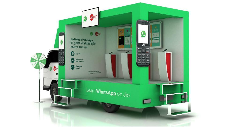 Reliance Jio and WhatsApp will travel to 10 and educate people through these vans.