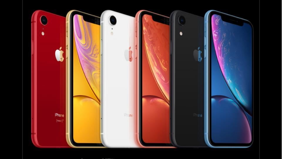 Apple iPhone XR comes in six colour options including the (PRODUCT)RED edition.