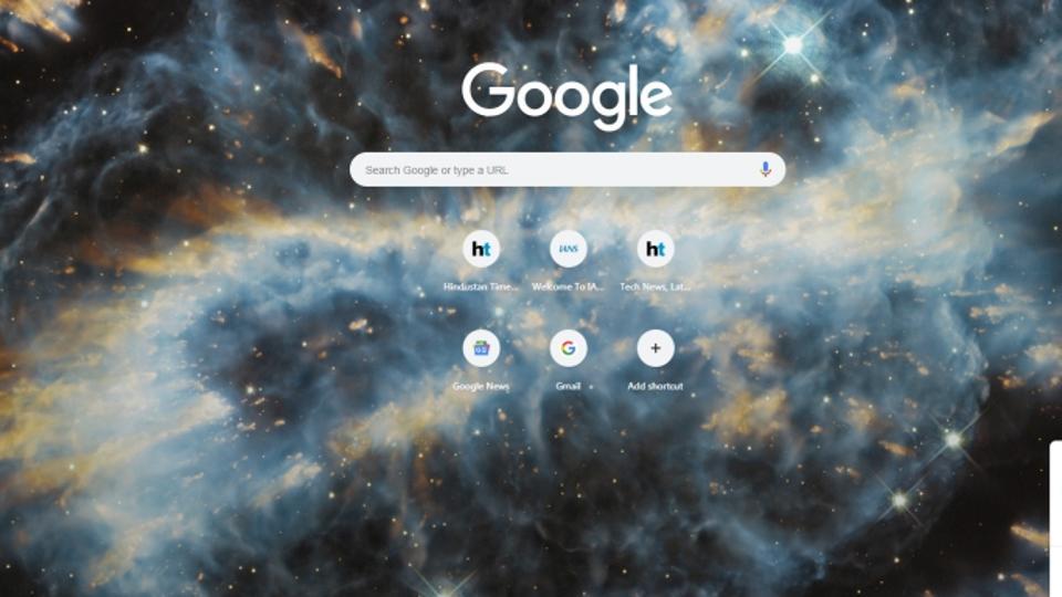 how to change google chrome background
