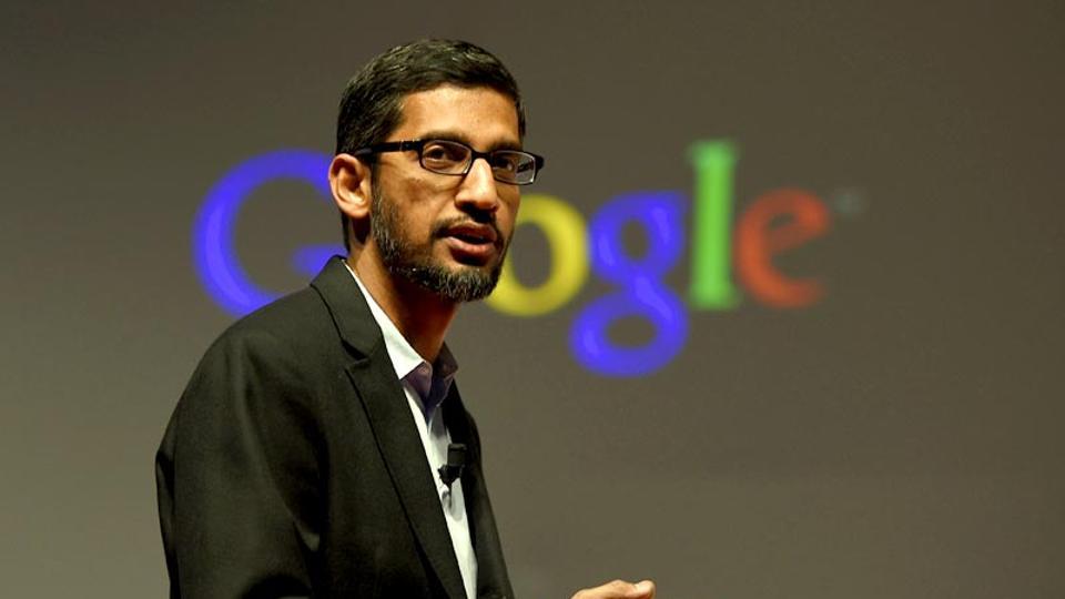 Sundar Pichai said Google’s 30% cut on app sales is the “industry standard.”