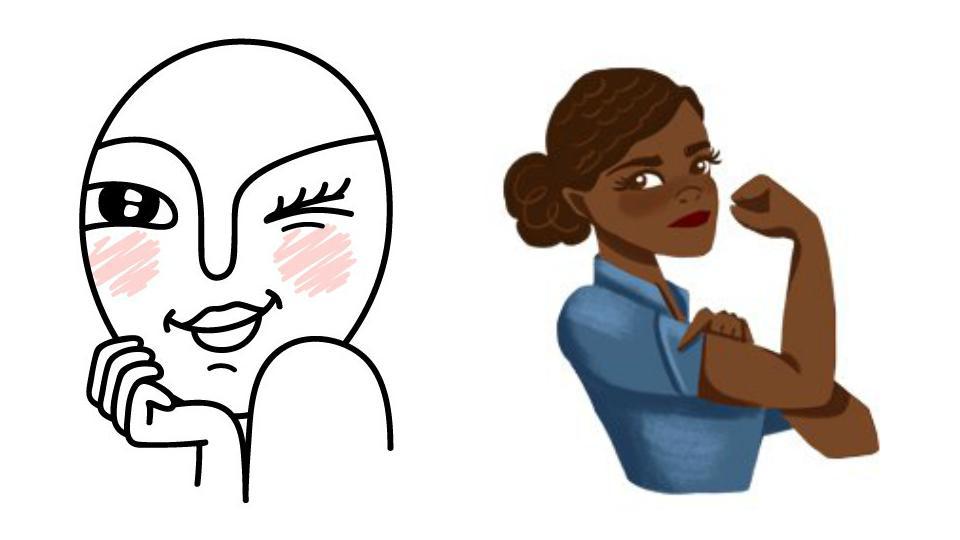 WhatsApp Stickers dedicated to women.