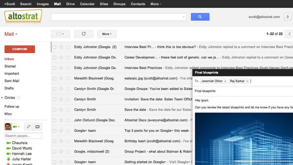 Gmail recently upped its game with a host of new features. (AFP Photo)