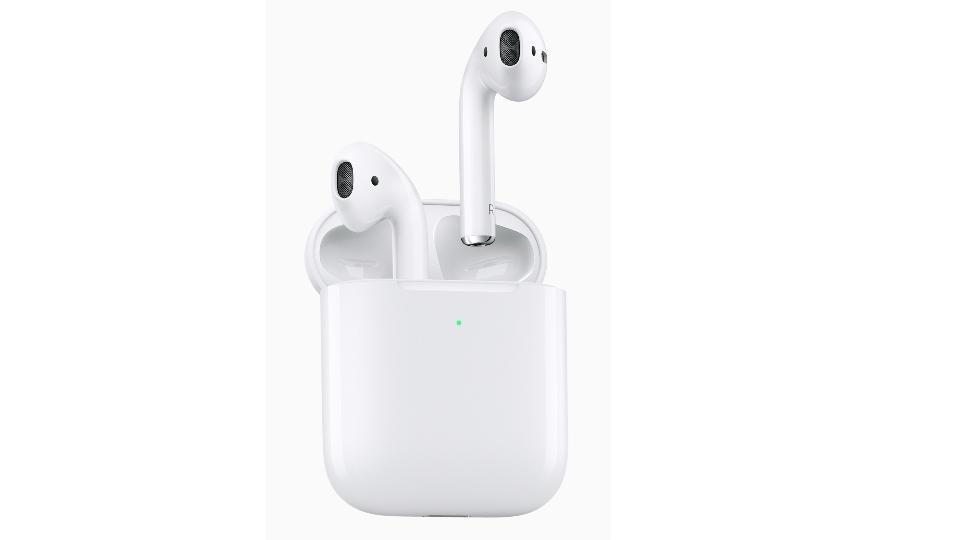 Apple’s new AirPods come with a wireless charging case.