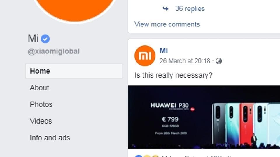 While Xiaomi priced Mi9 at 499 euros, Huawei launched P30 for 799 euros.