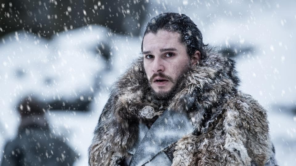In this photo provided by HBO, Kit Harington portrays Jon Snow in a scene from the seventh season of HBO's 