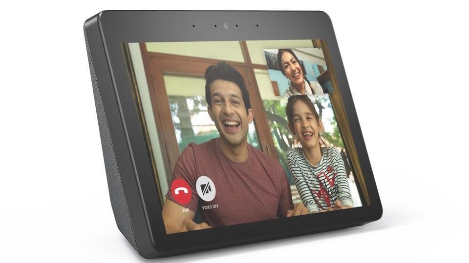 Amazon Echo Show comes with a 10.1-inch HD display with dual 2-inch drivers.