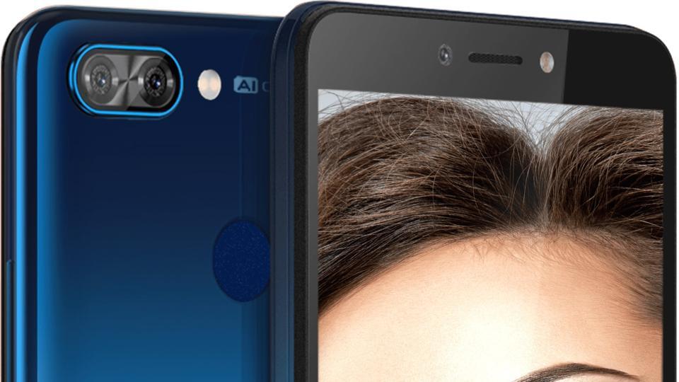 The budget smartphone is equipped with a 5MP selfie camera and a 8MP+VGA dual AI rear camera