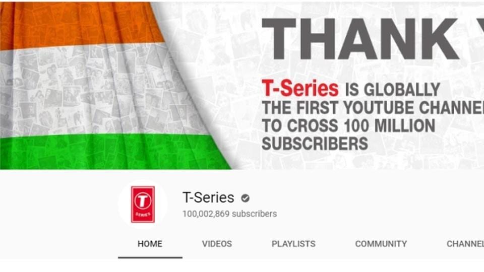 T-Series reaches 100 million subscribers.