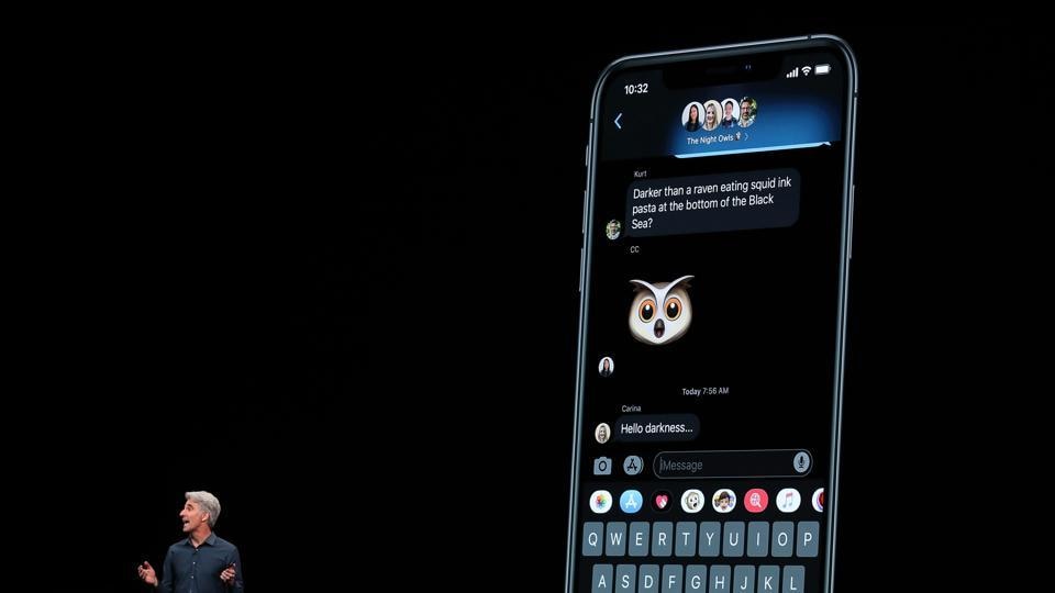 Apple's senior vice president of Software Engineering Craig Federighi speaks during the keynote address during the 2019 Apple Worldwide Developer Conference (WWDC) at the San Jose Convention Center on June 03, 2019 in San Jose, California.