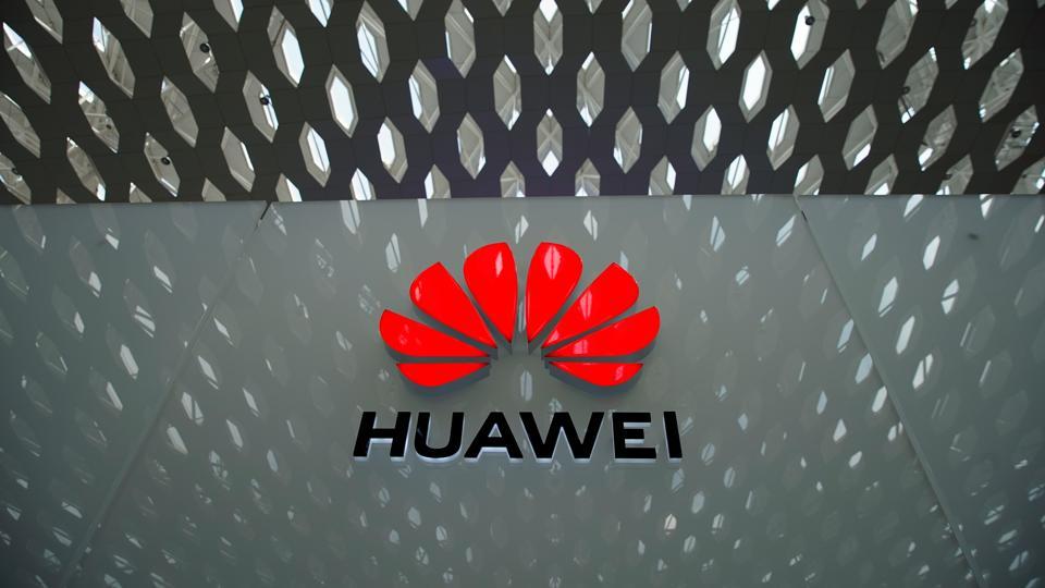 A Huawei company logo is seen at the Shenzhen International Airport in Shenzhen in Shenzhen, Guangdong province, China June 17, 2019.