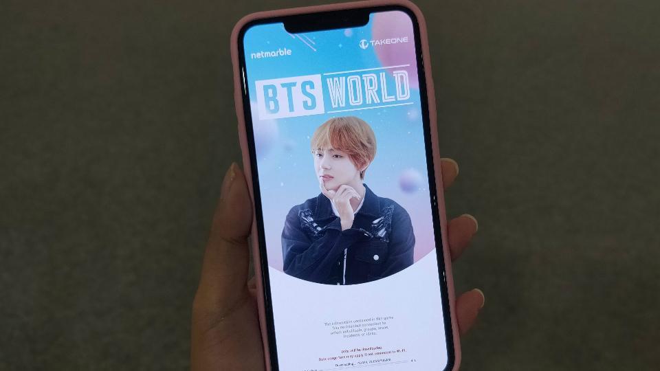 BTS World on iOS.