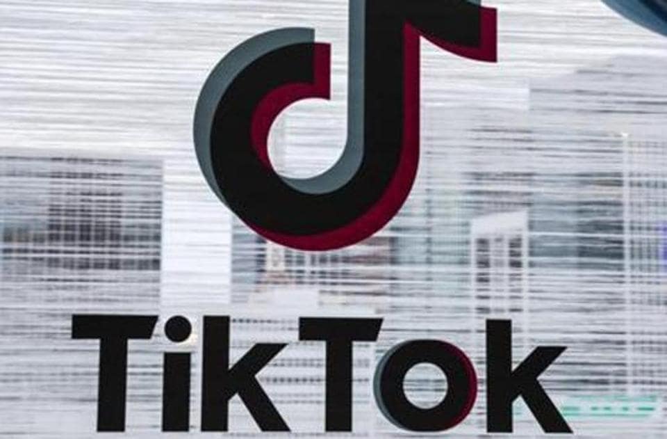 The logo for the app TikTok