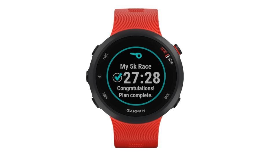 Garmin Forerunner 45 smartwatch.