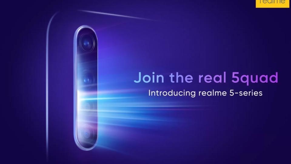 Realme 5 series to launch in India tomorrow.