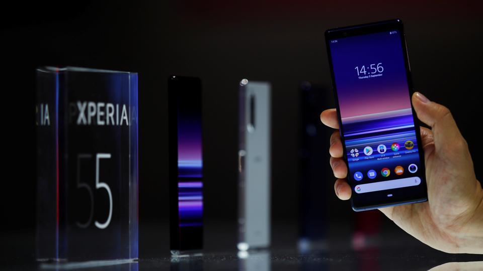 Sony's Xperia 5 mobile is pictured at the IFA consumer tech fair in Berlin, Germany, September 5, 2019.