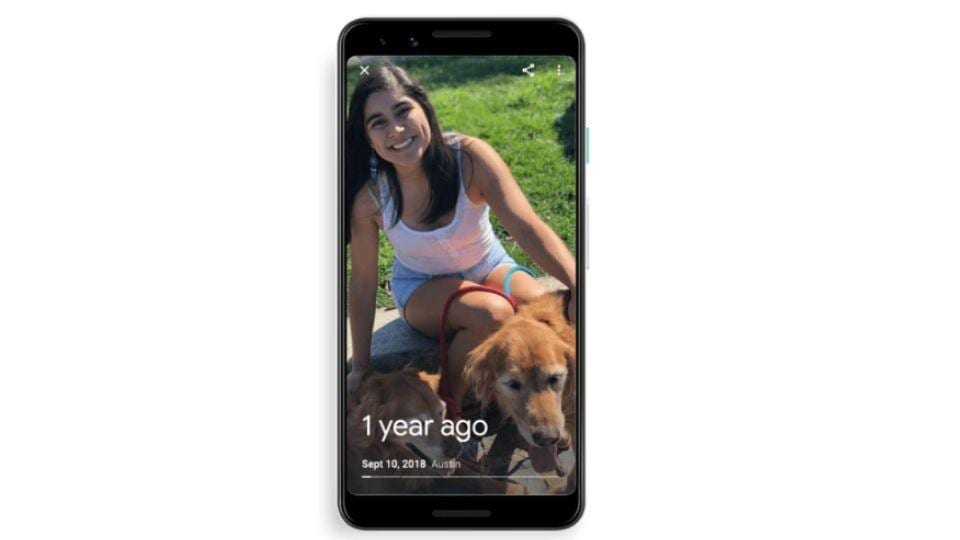 Google Photos’ new ‘Memories’ section.
