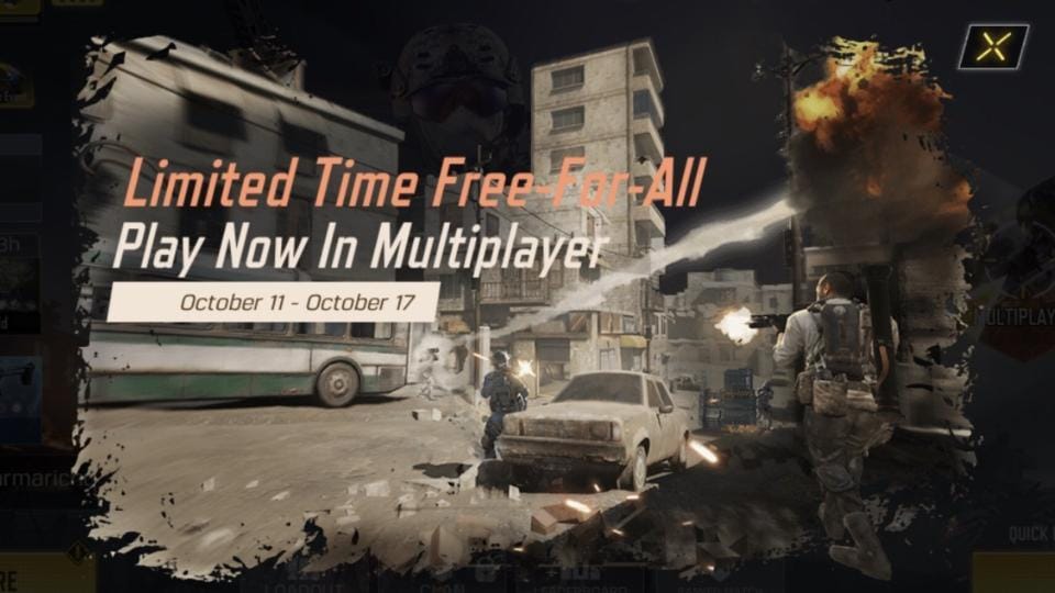 Call of Duty Mobile updates: Free for All mode, new login options