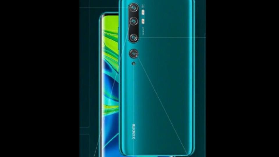 Xiaomi Mi CC9 Pro penta camera phone.