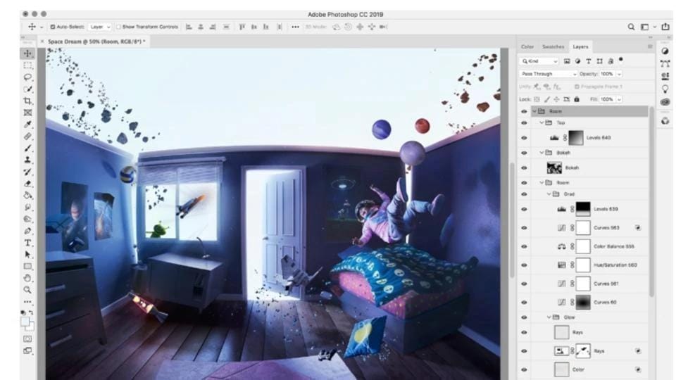 Adobe’s Photoshop for iPad app.