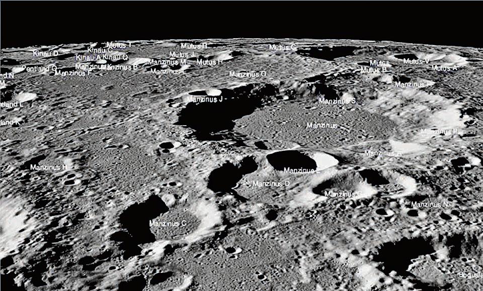 Moon surface via Nasa.