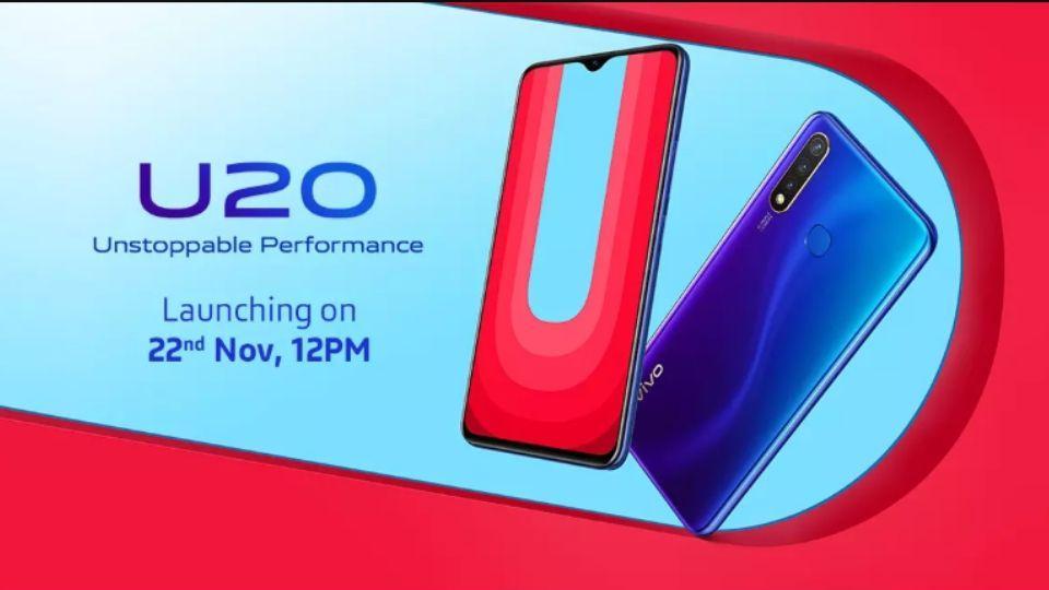 Vivo U20 India launch.