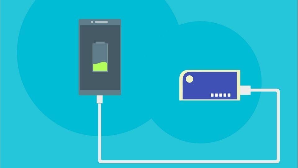 Smartphone battery life. Smartphone battery life.