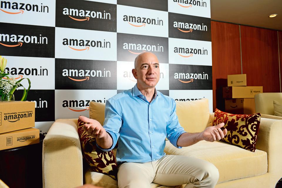Jeff Bezos will be visiting India next week.