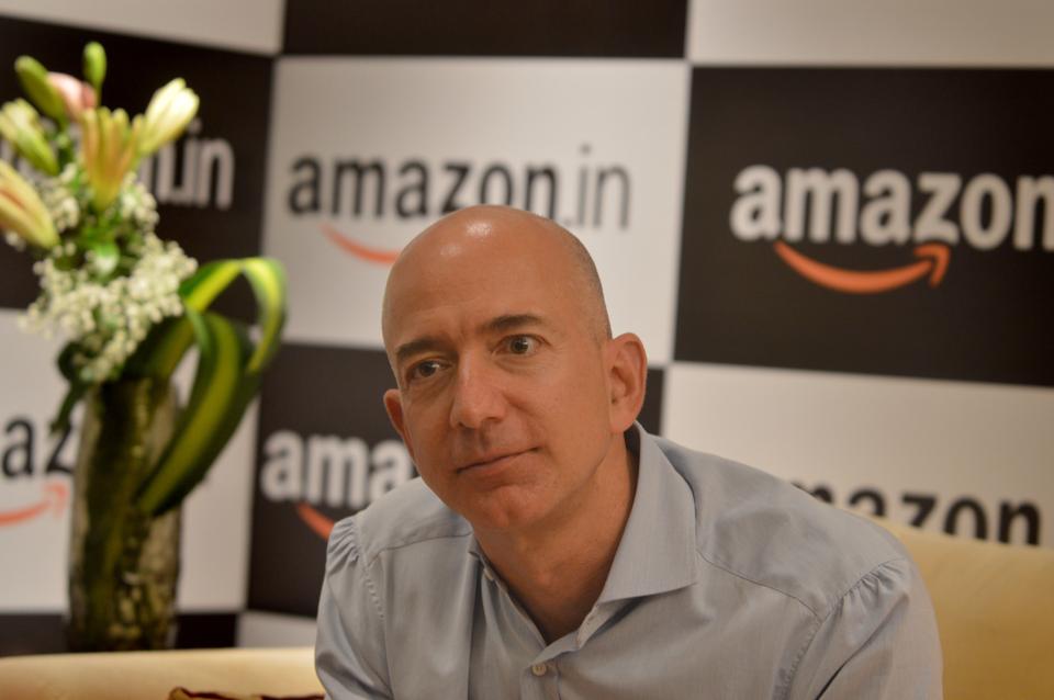 Jeff Bezos kicked off his India tour with Amazon’s Smbhav where he announced that Amazon would be investing $1 billion (Rs 7,087 crores approximately) in digitising small and medium businesses (SMBs) on its platform in India. Jeff Bezos kicked off his India tour with Amazon’s Smbhav where he announced that Amazon would be investing $1 billion (Rs 7,087 crores approximately) in digitising small and medium businesses (SMBs) on its platform in India.