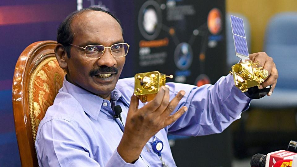 Chairman, Indian Space Research Organisation (ISRO), Dr. K. Sivan addressing a press conference on the occasion of 'Lunar Orbit Insertion of Chandrayaan-2 Mission', (representative image)