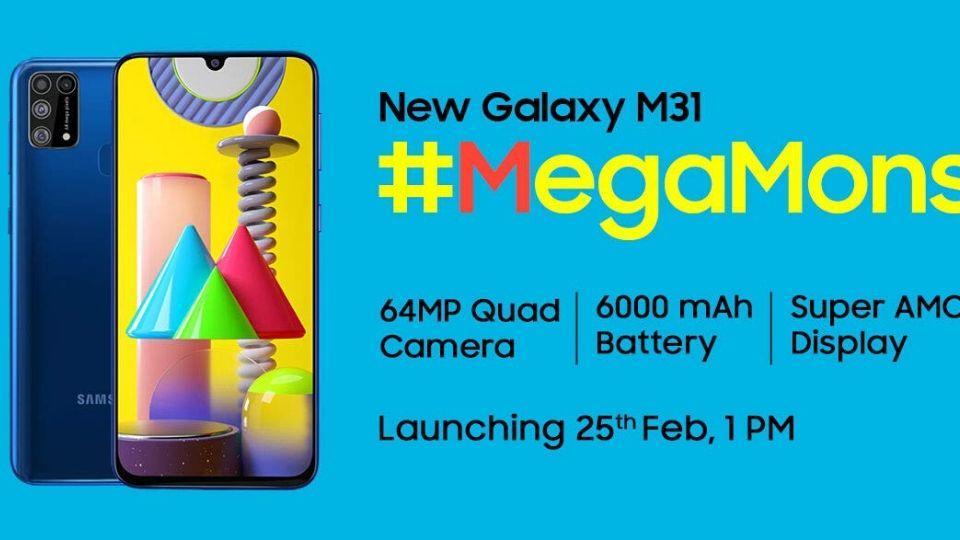 Samsung Galaxy M31 to launch in India next week.