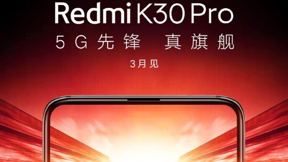 Xiaomi Redmi K30 Pro launch announced.