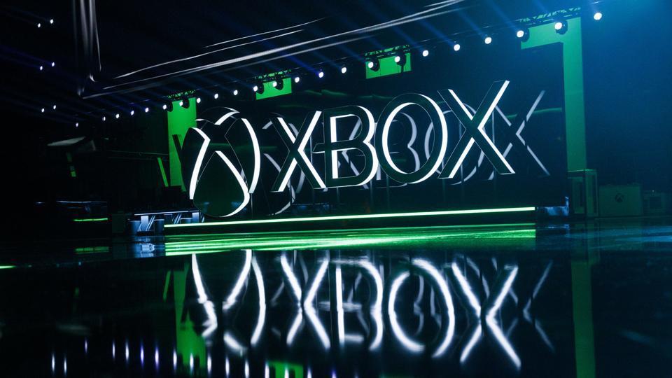 Signage is displayed before the Microsoft Corp. Xbox event ahead of the E3 Electronic Entertainment Expo in Los Angeles, California, U.S.