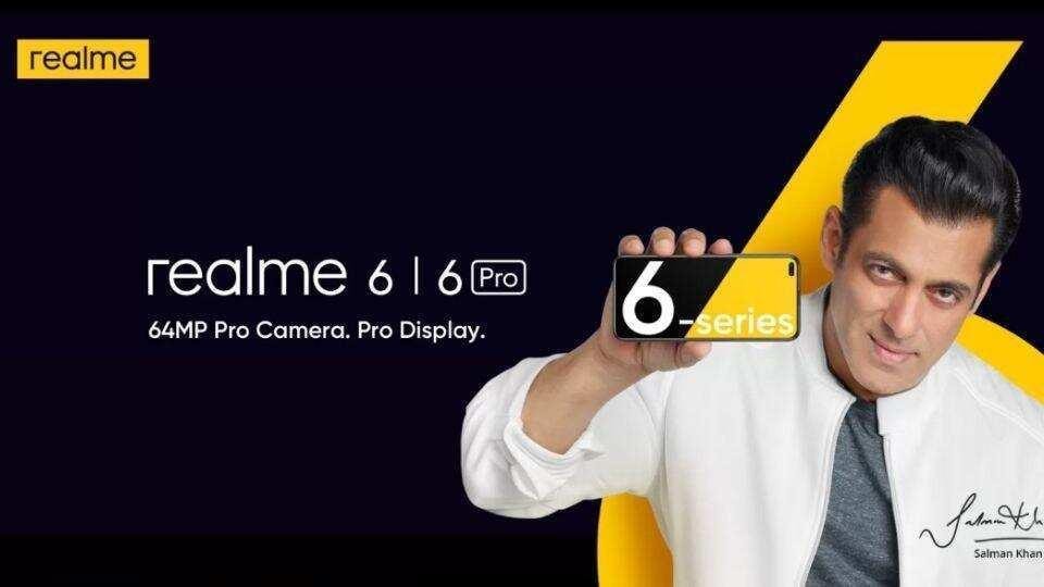 Realme 6 series launching in India today.