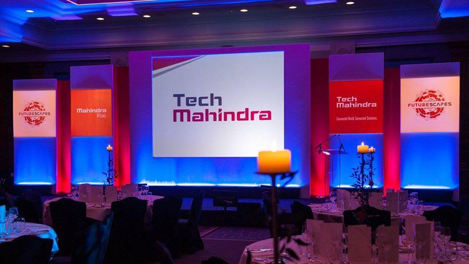 Tech Mahindra logo.