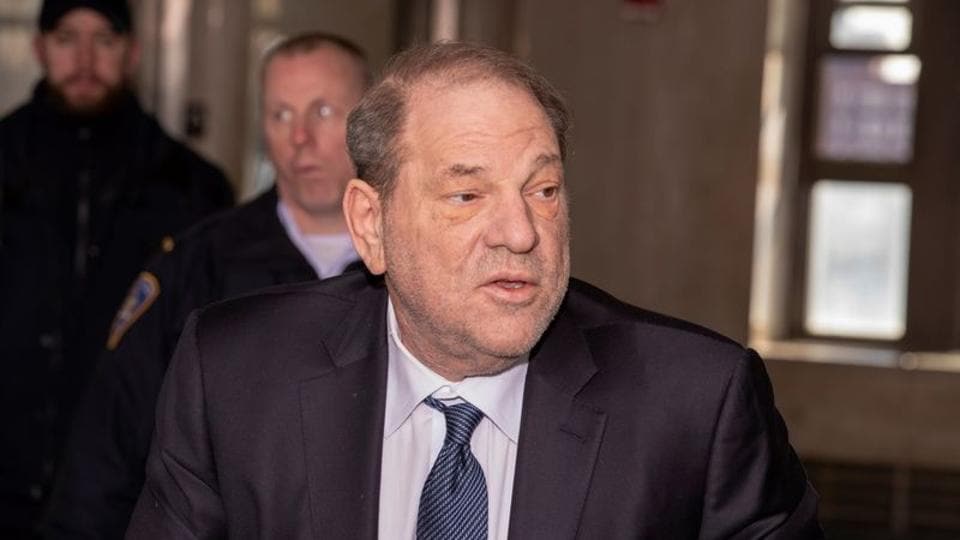 Harvey Weinstein arrives at New York Criminal Court as the jury continues to deliberate in his sexual assault trial in the Manhattan borough of New York City, New York, U.S., February 21, 2020.