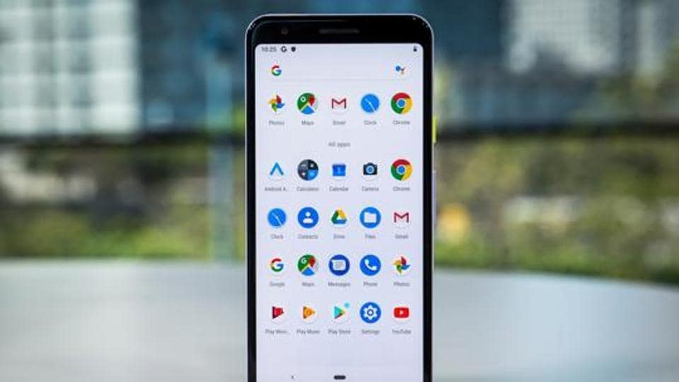 Google Pixel 3a smartphone.