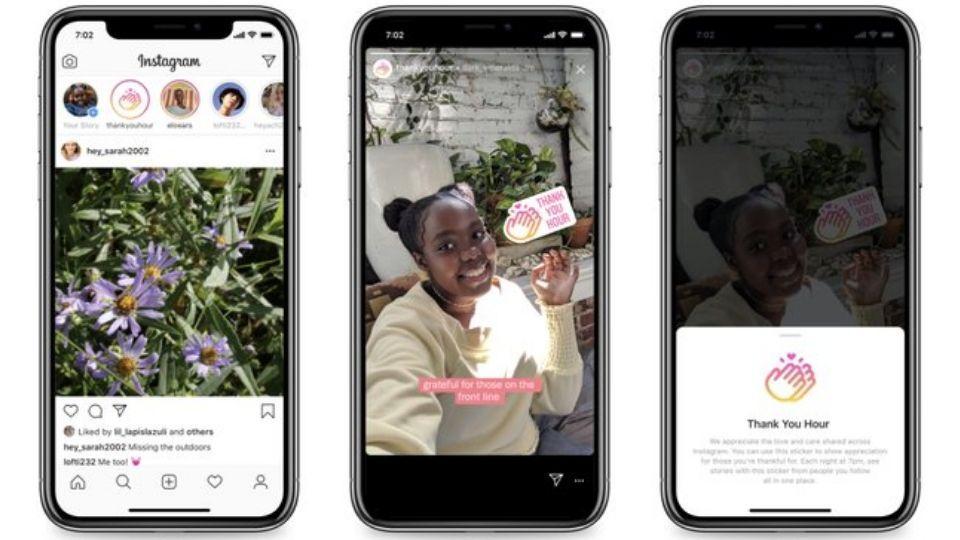 Instagram’s new “Thank You Hour” sticker comes after the “Stay Home” stickers it launched recently.