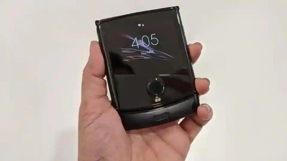 Moto Razr foldable phone launched in India last month and it costs over a lakh.