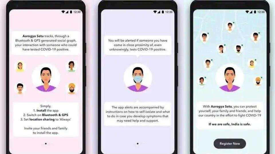Aarogya Setu Covid-19 app contact tracing app launched earlier this month.