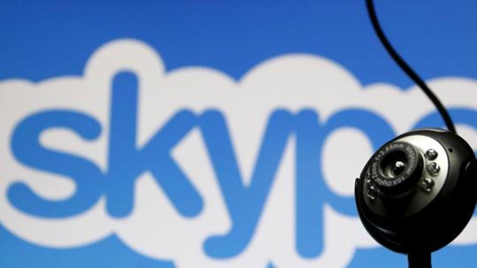 Skype stores a recorded call on cloud for up to 30 days.