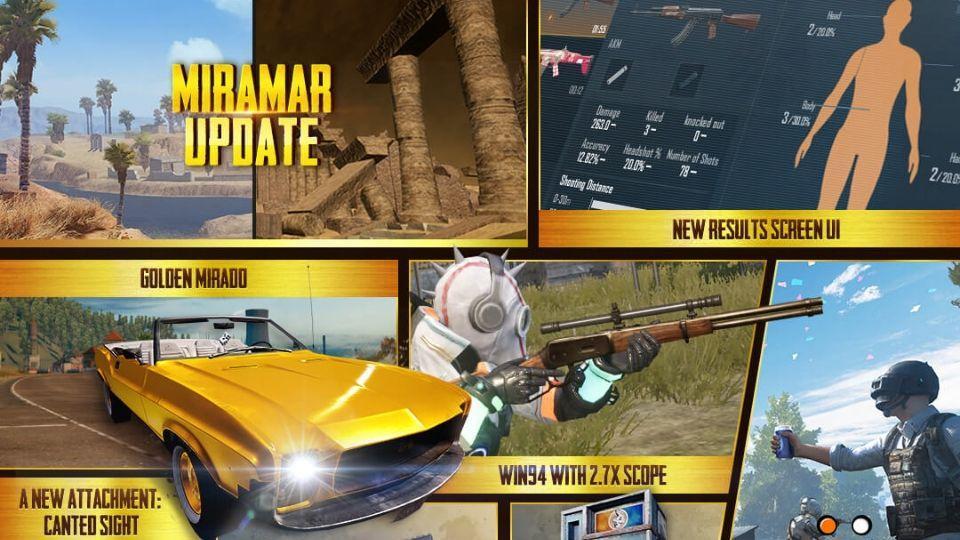 PUBG Mobile 0.18.0 update coming with updated Miramar, new vehicle and weapons.
