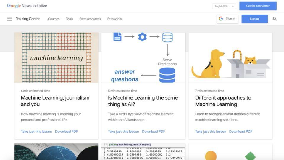 google ai ml course