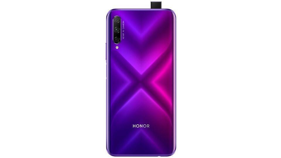 Honor 9X Pro has an all-screen design with a pop-up camera for selfies.